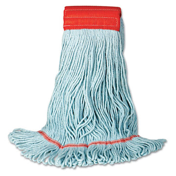 Boardwalk® Echomop With Looped-end Wet Head, Synthetic-cotton, Large, Blue freeshipping - TVN Wholesale